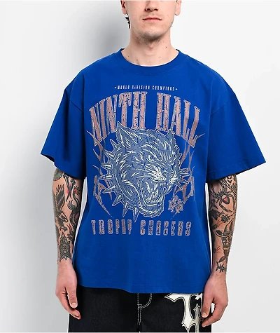 Ninth Hall Trophy Chasers Blue Boxy T-Shirt