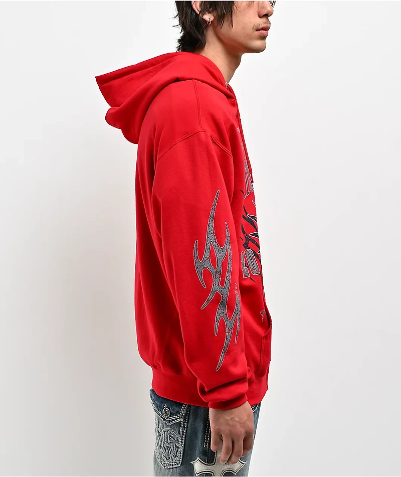 Ninth Hall Trophy Chasers Red Zip Hoodie