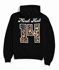 Ninth Hall Varsity Rose Black Hoodie