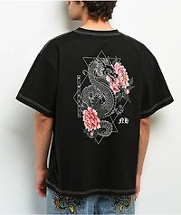 Ninth Hall Venom Contrast Black T-Shirt