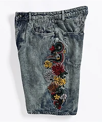 Ninth Hall Waylay Light Blue Denim Shorts