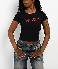Ninth Hall Worse Than Your Ex Black T-Shirt