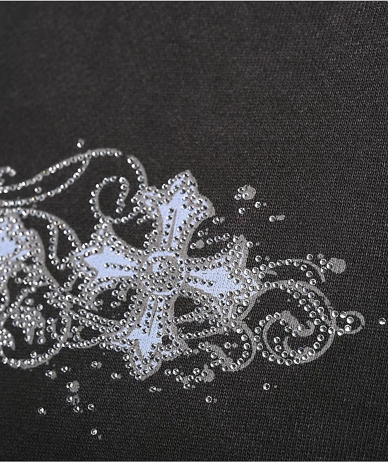 Ninth Hall Y2K Revival Black Hoodie