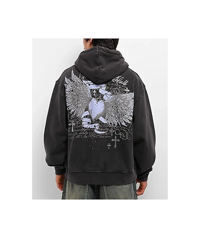 Ninth Hall Y2K Revival Black Hoodie
