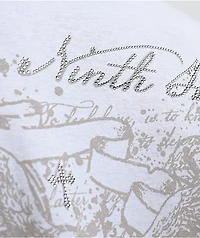 Ninth Hall Y2K Rival White Long Sleeve T-Shirt