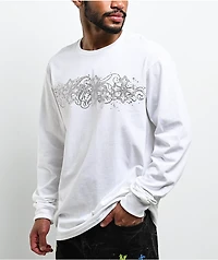 Ninth Hall Y2K Rival White Long Sleeve T-Shirt