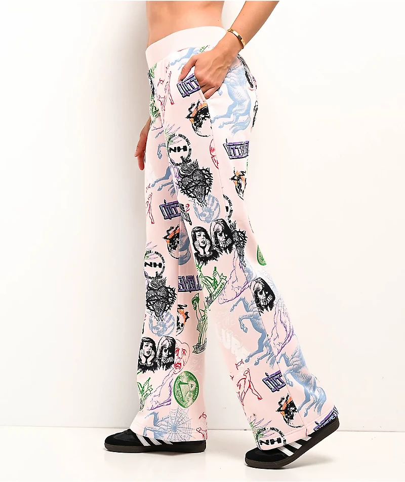 Ninth Hall Zellie Pink Sweatpants