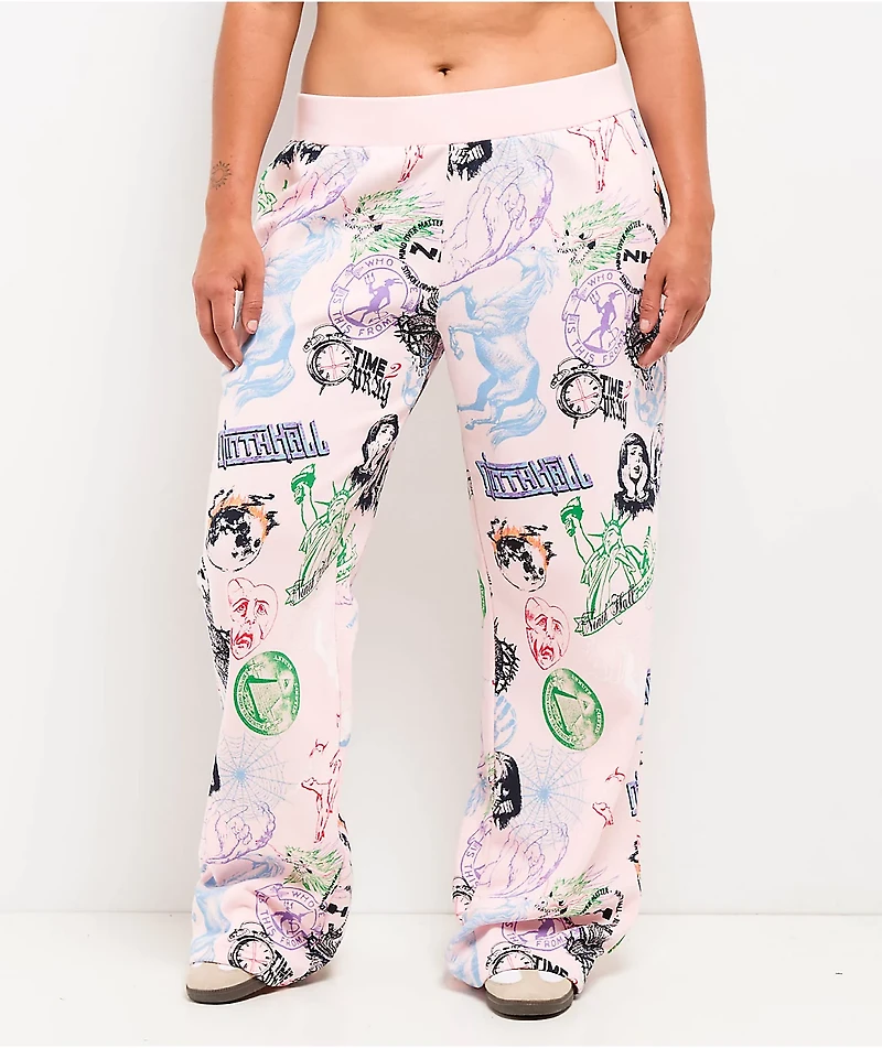 Ninth Hall Zellie Pink Sweatpants
