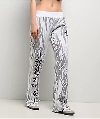 Ninth Hall Zellie White Sweatpants