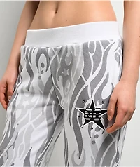 Ninth Hall Zellie White Sweatpants