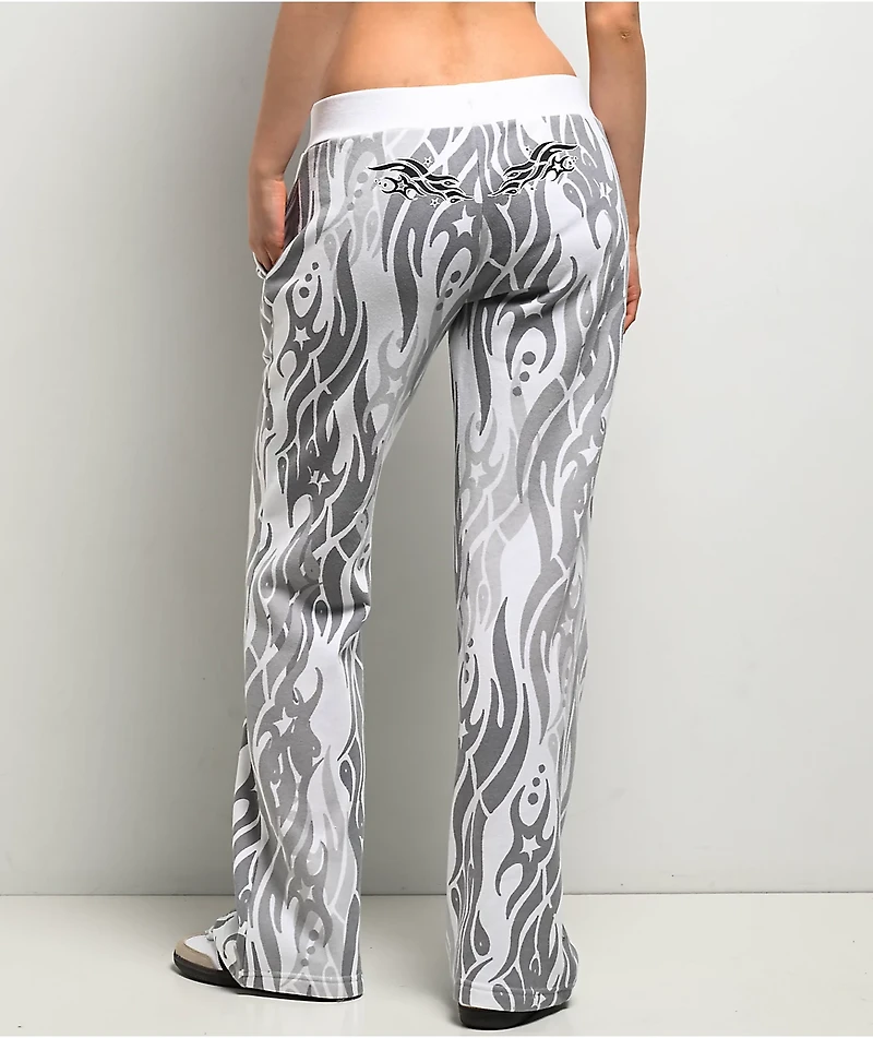 Ninth Hall Zellie White Sweatpants