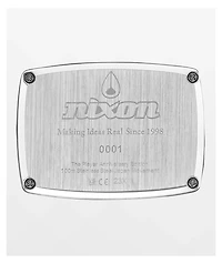 Nixon 25th Anniversary Player Silver Analog Watch