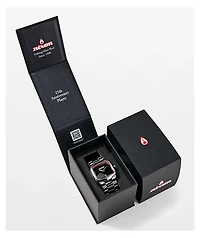 Nixon 25th Anniversary Player Silver Analog Watch