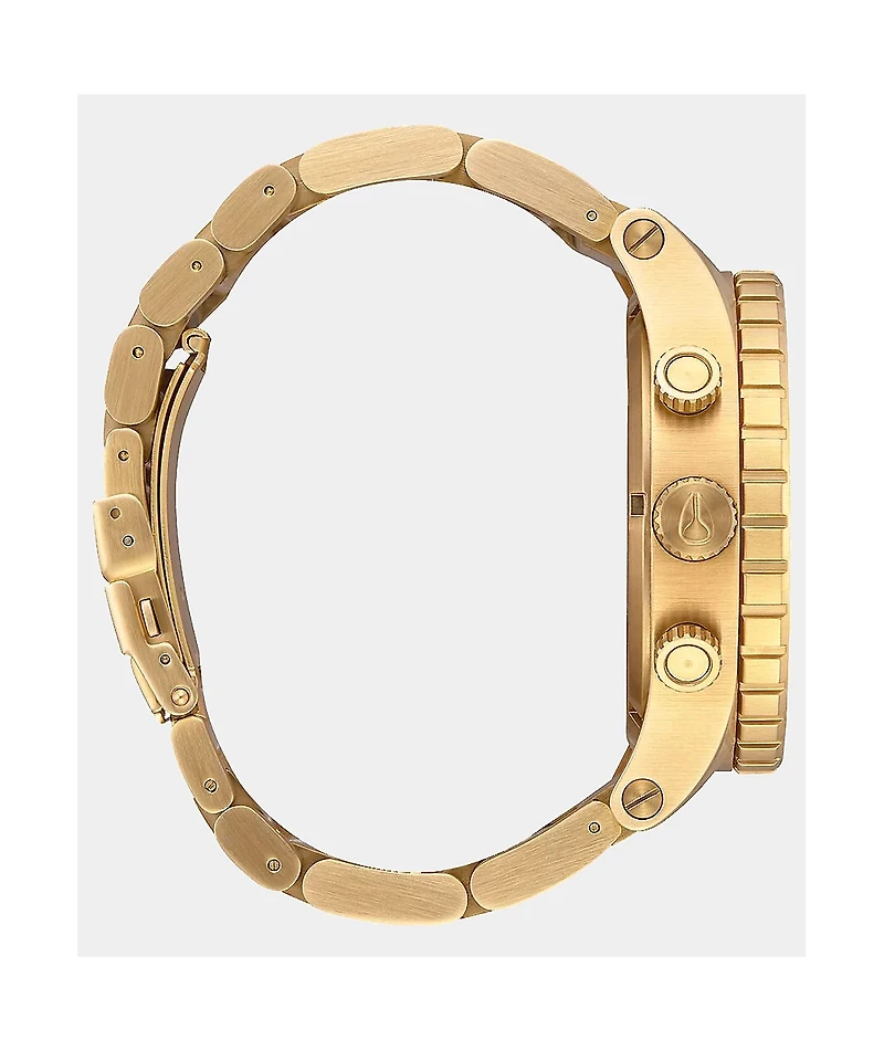 Nixon 51-30 All Gold Chronograph Watch