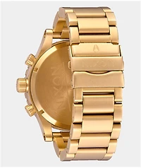 Nixon 51-30 All Gold Chronograph Watch