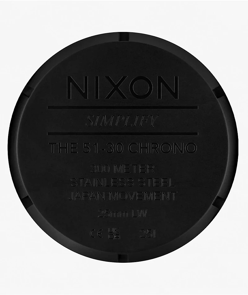 Nixon 51-30 Chrono Black & White Analog Watch