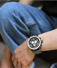 Nixon 51-30 Chrono Black & White Chronograph Watch