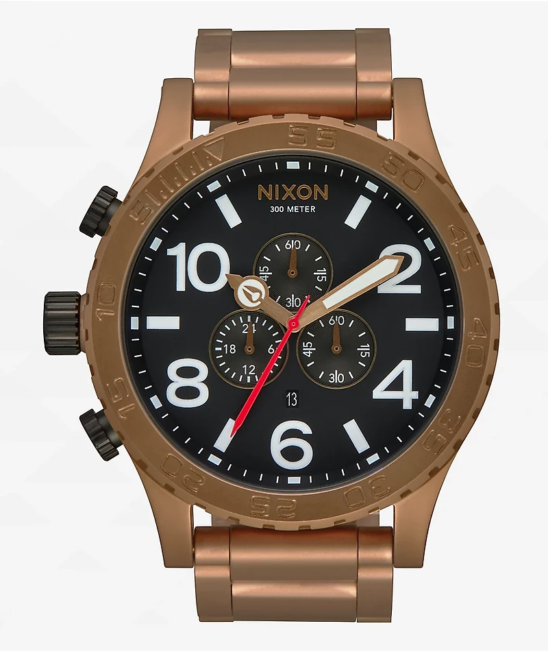 Nixon 51-30 Chrono Bronze & Black Analog Watch