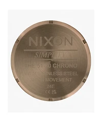 Nixon 51-30 Chrono Desert Gold & Arles Blue Analog Watch