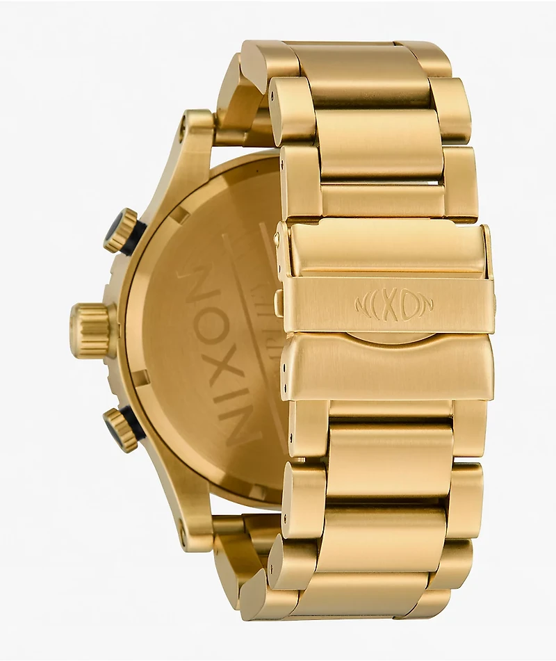 Nixon 51-30 Chrono Dim Gold & Black Analog Watch