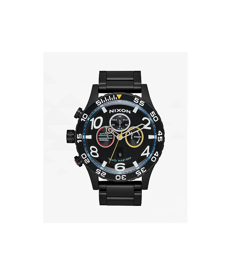 Nixon 51-30 Chrono Fisheye Super Black Analog Watch