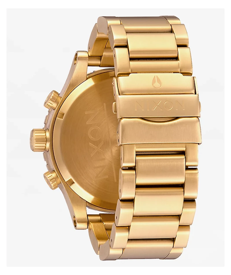 Nixon 51-30 Chrono Gold & Turquoise Analog Watch