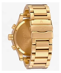 Nixon 51-30 Chrono Gold & Turquoise Analog Watch