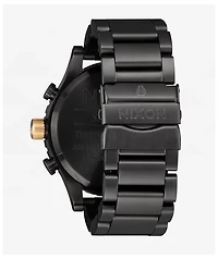 Nixon 51-30 Chrono Gunmetal & Blackberry Analog Watch