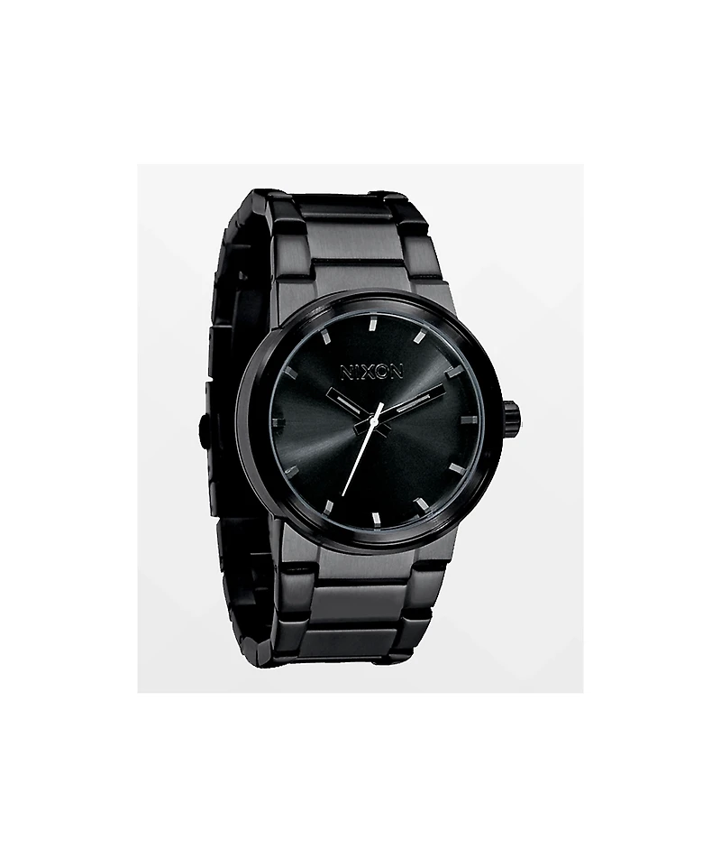 Nixon Cannon All Black Analog Watch