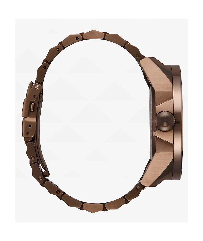 Nixon Corporal Chocolate & Dark Roast Analog Watch