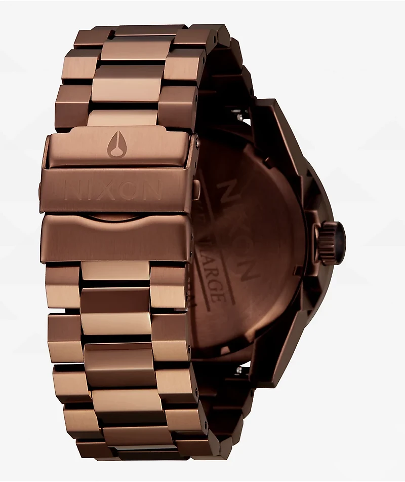 Nixon Corporal Chocolate & Dark Roast Analog Watch