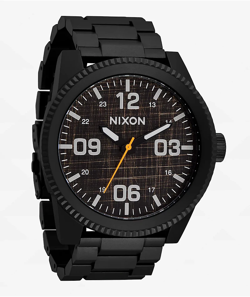 Nixon Corporal Stainless Steel Black Analog Watch