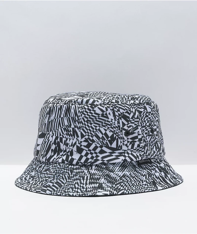 Nixon Digi Print Black & White Bucket Hat