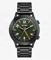 Nixon Drifter 40 Gunmetal & Kobu Green Analog Watch