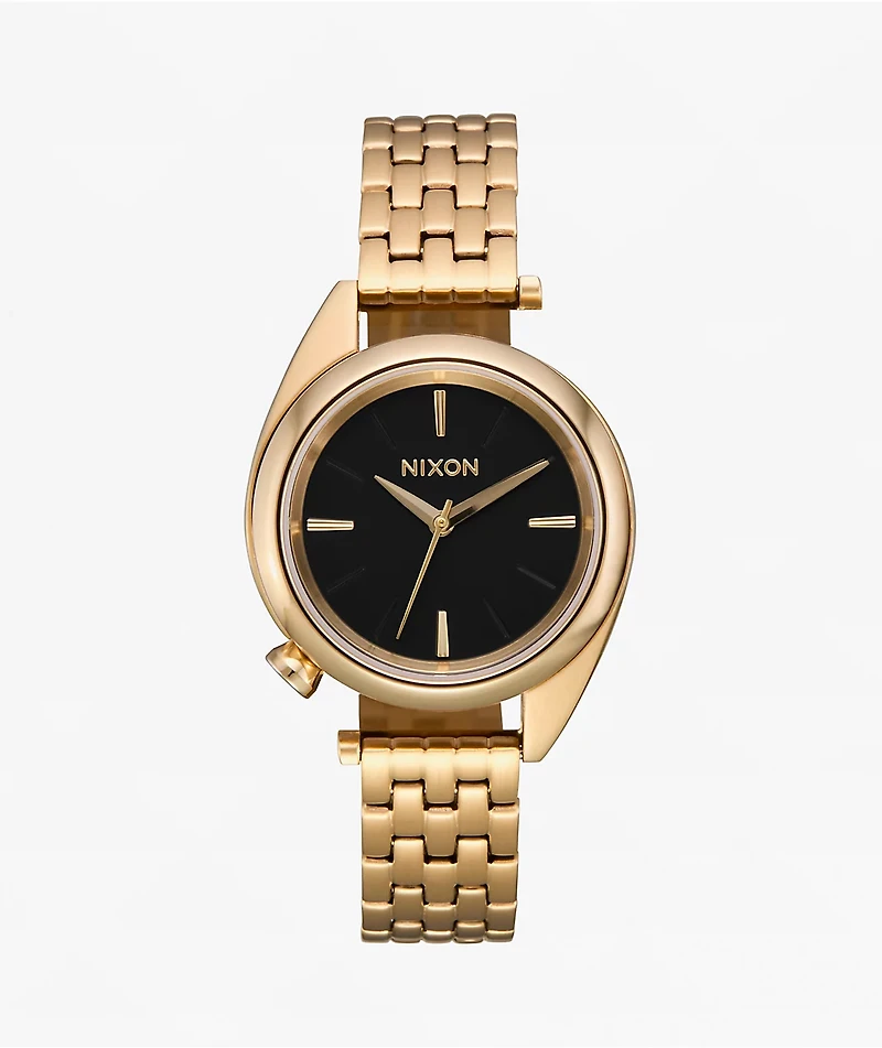 Nixon Eddy Gold & Black Analog Watch