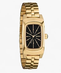 Nixon Frankie Mid Century, Gold & Black Analog Watch