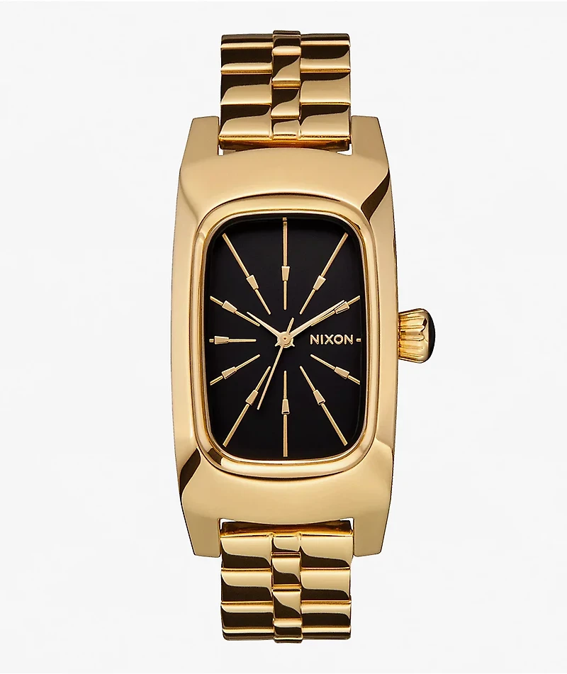 Nixon Frankie Mid Century, Gold & Black Analog Watch
