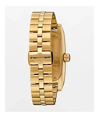 Nixon Frankie Mid Century, Gold & Cognac Analog Watch