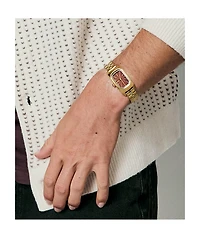 Nixon Frankie Mid Century, Gold & Cognac Analog Watch