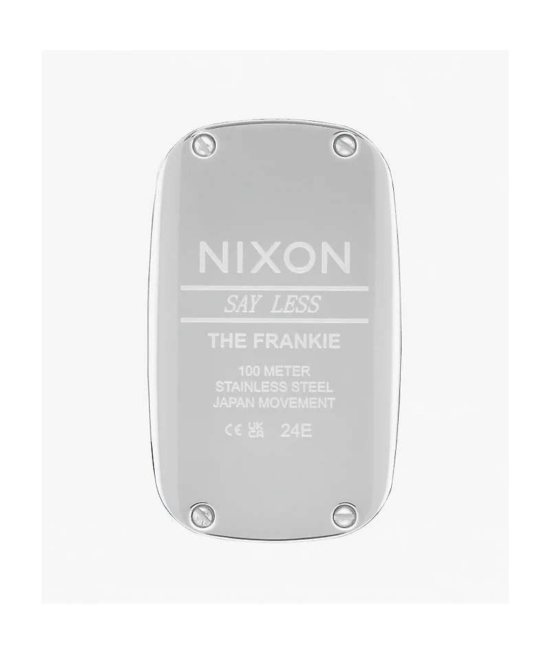 Nixon Frankie Mid Century, Silver & Black Analog Watch