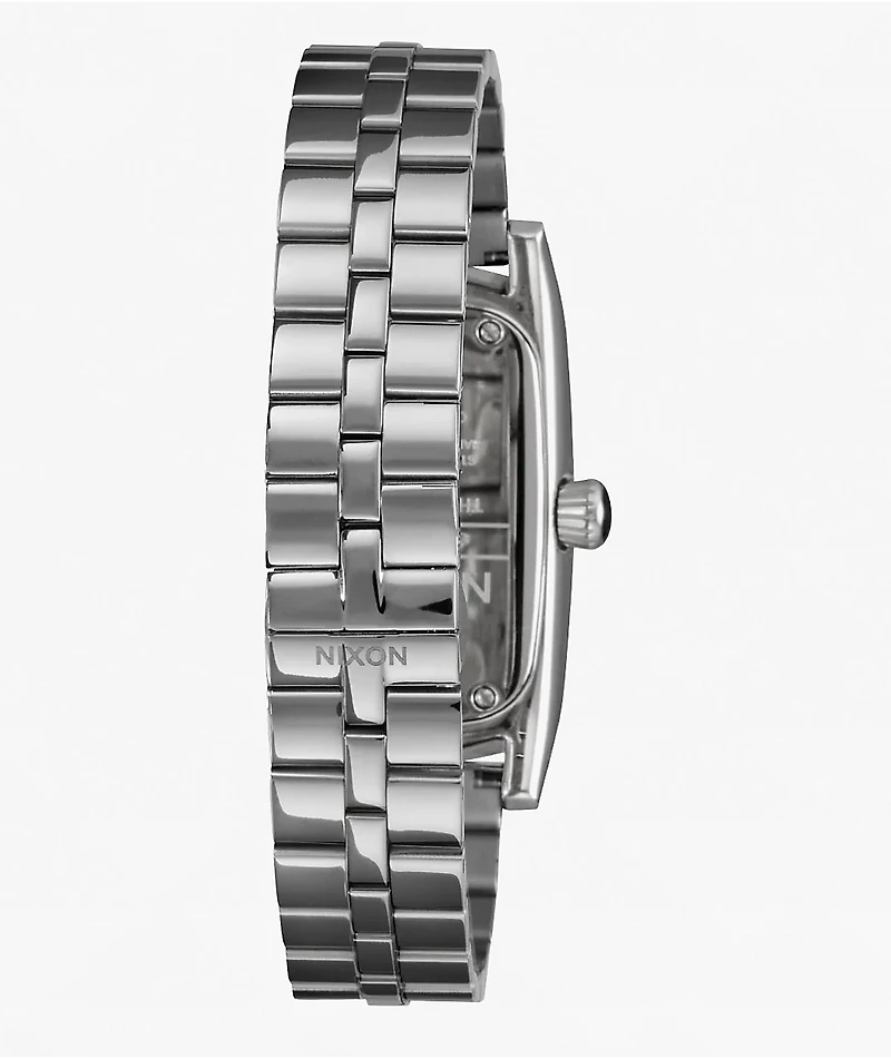 Nixon Frankie Mid Century, Silver & Black Analog Watch