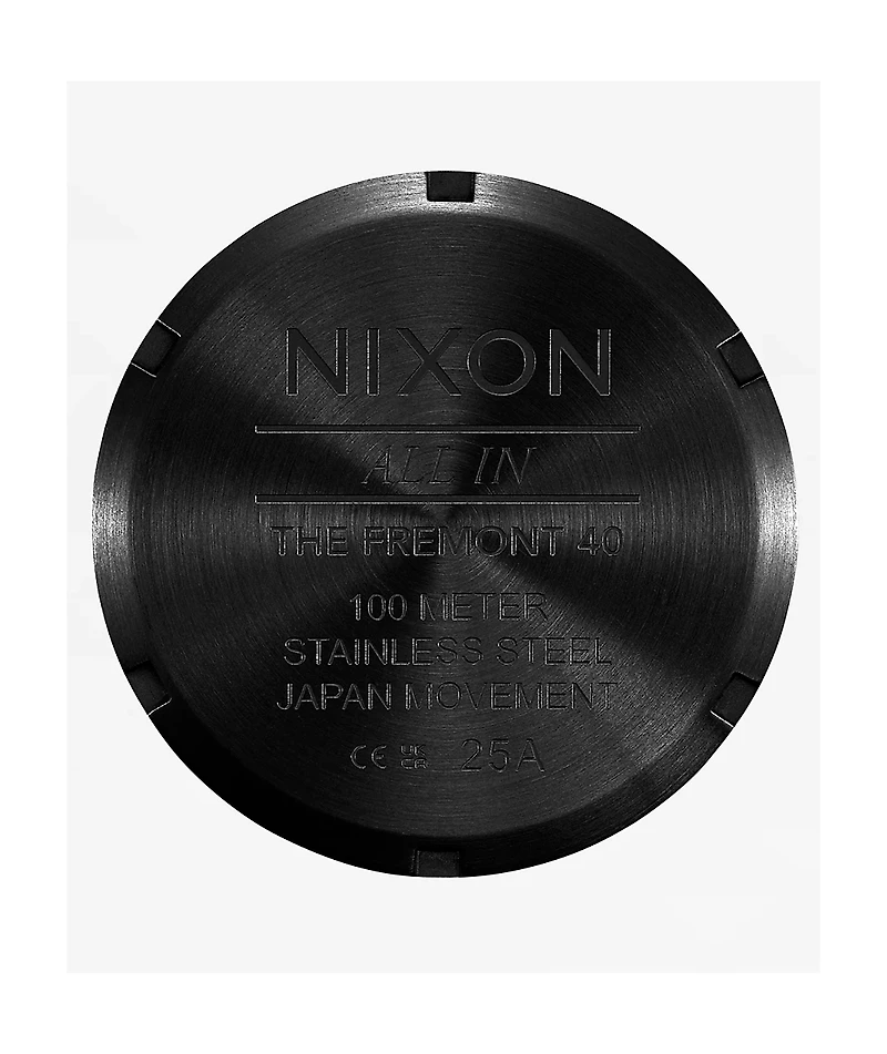 Nixon Fremont 40 Black & Multi Analog Watch