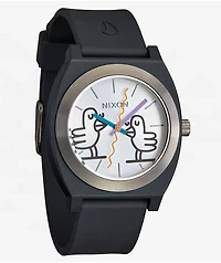 Nixon Hannah Eddy Time Teller OPP Black Analog Watch