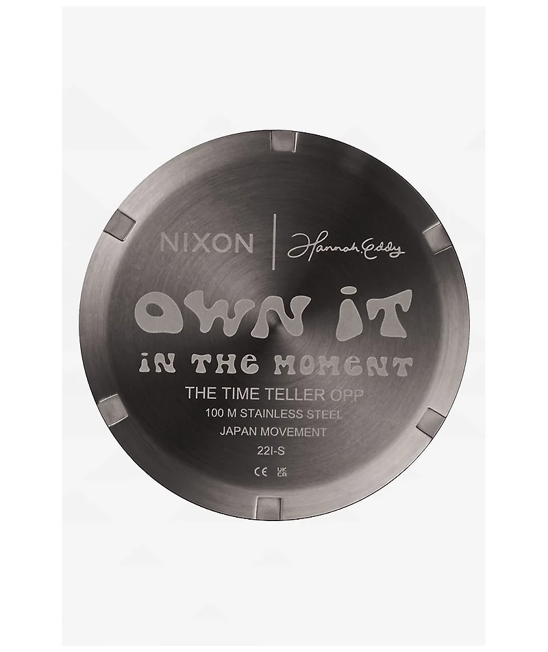 Nixon Hannah Eddy Time Teller OPP Black Analog Watch