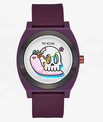 Nixon Hannah Eddy Time Teller OPP Purple Analog Watch