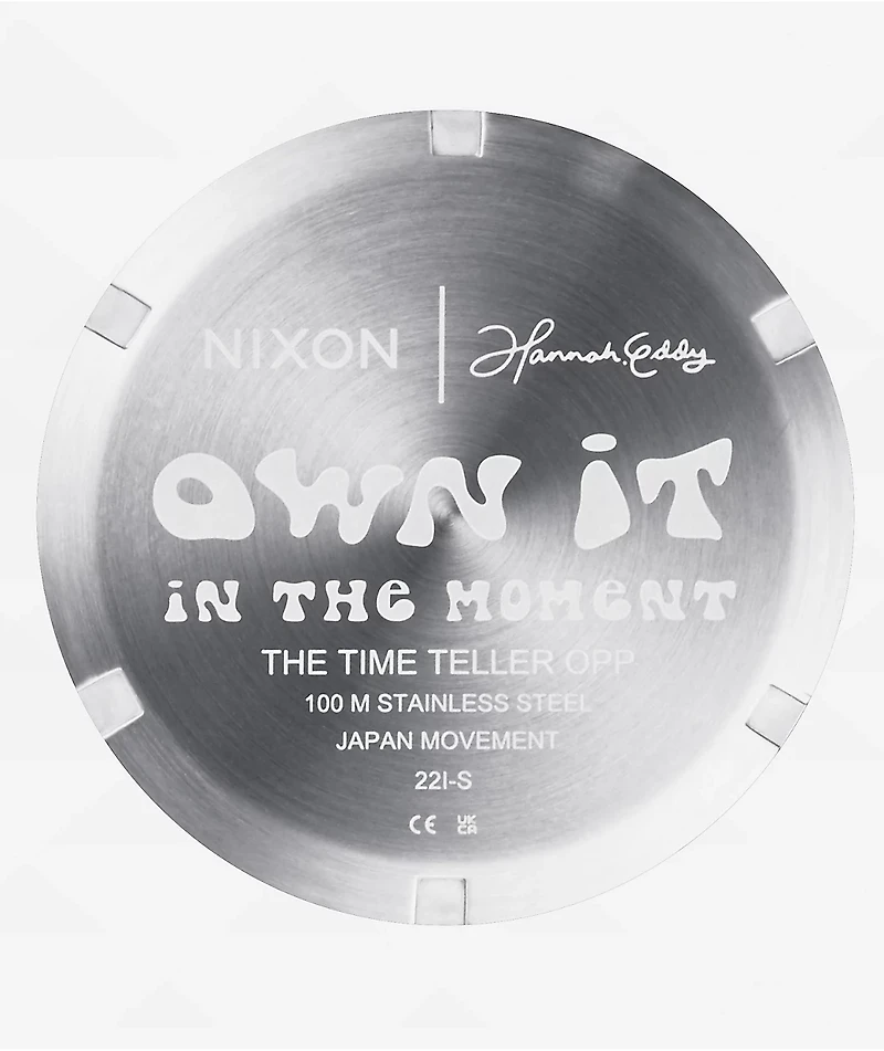 Nixon Hannah Eddy Time Teller OPP White Analog Watch