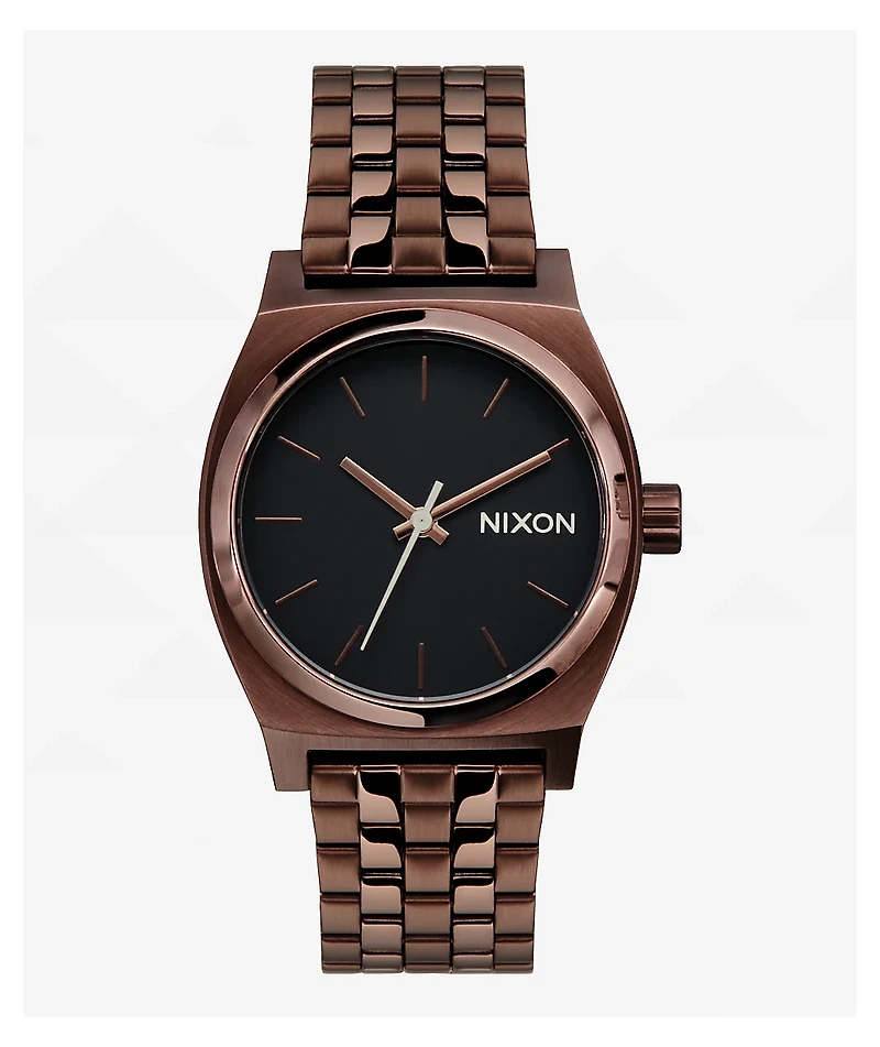 Nixon Medium Time Teller Chocolate & Black Coffee Analog Watch