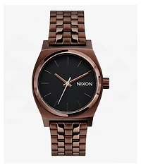 Nixon Medium Time Teller Chocolate & Black Coffee Analog Watch