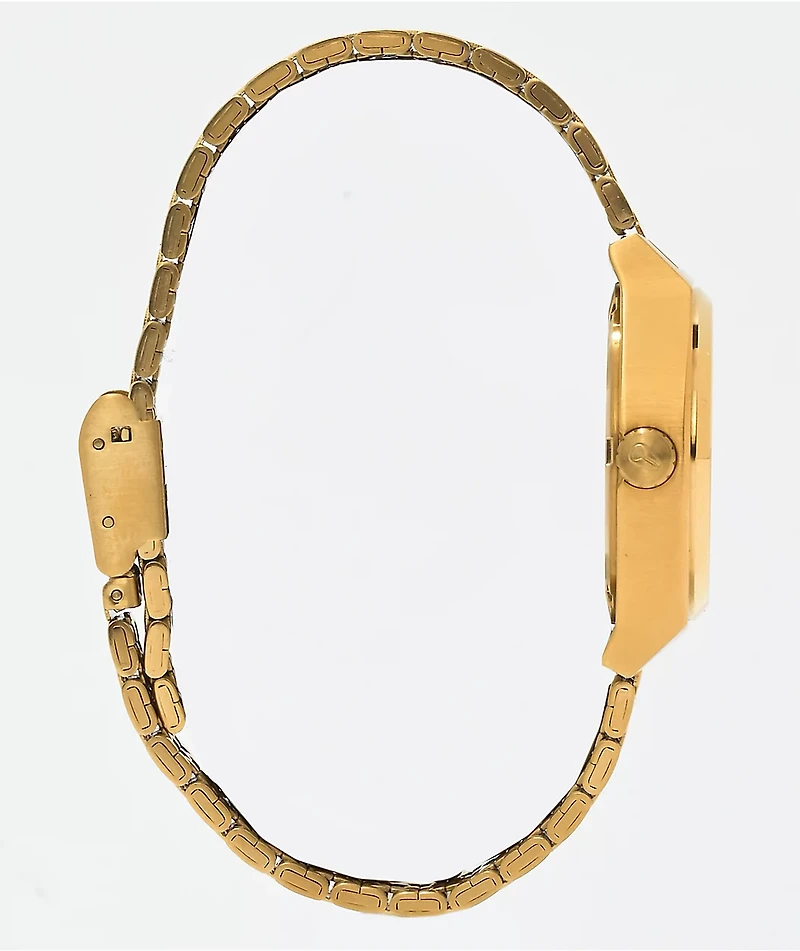 Nixon Medium Time Teller Gold Analog Watch