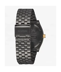 Nixon Medium Time Teller Gunmetal & Lavender Analog Watch